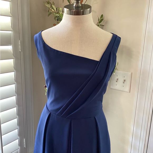 Preen by Thornton Bregazzi Palmer Pleated Stretch-Crepe Midi Dress - Picture 6 of 11